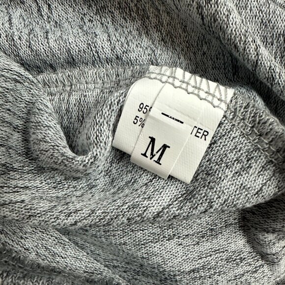 Gray Sleeveless Shift Dress With Wide Straps & Square Neckline Size Medium - Picture 4 of 6